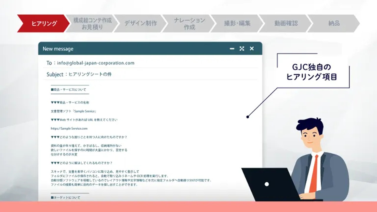 STEP02 ヒアリング・お打ち合わせ（無料）